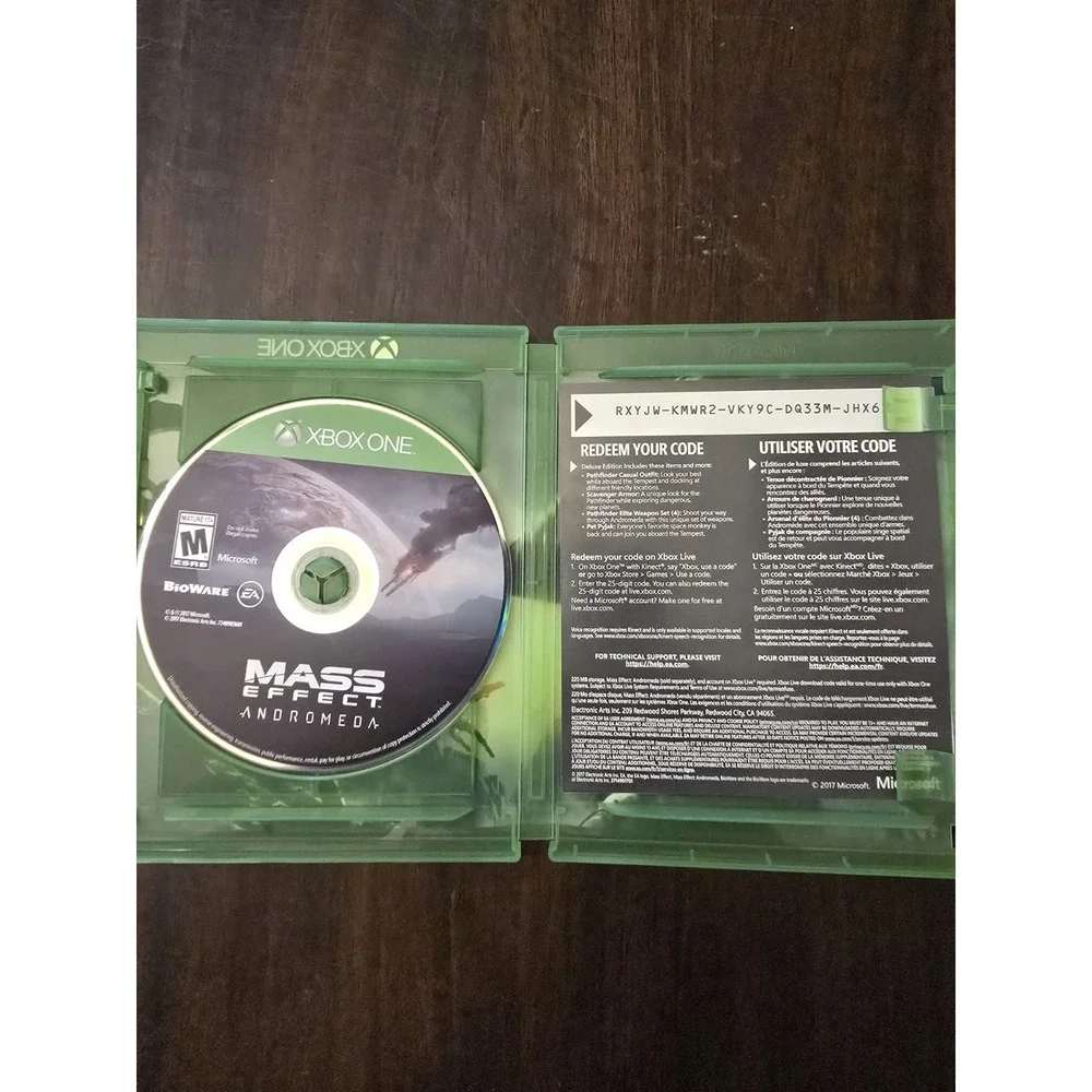 Mass Effect: Andromeda -- Deluxe Edition (Microsoft Xbox One,‎ 2017) Video game